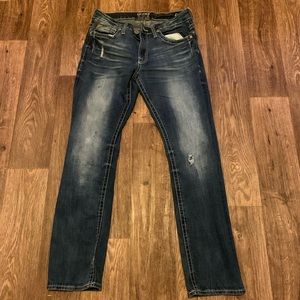 Salvage buckle jeans